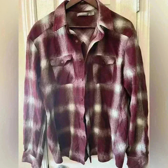 Mens Icebreaker  Lodge Long Sleeve Flannel Large - Picture 5 of 5